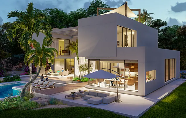 Suites et villas privees
